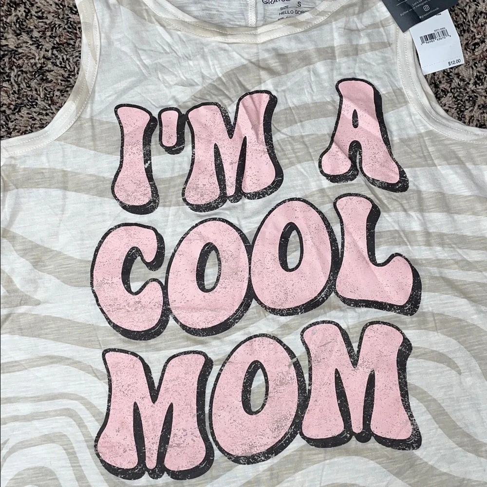 Grayson/Threads Woman’s Graphic Tank Top Size Small Relaxed Fit | NWT - Picture 2 of 3